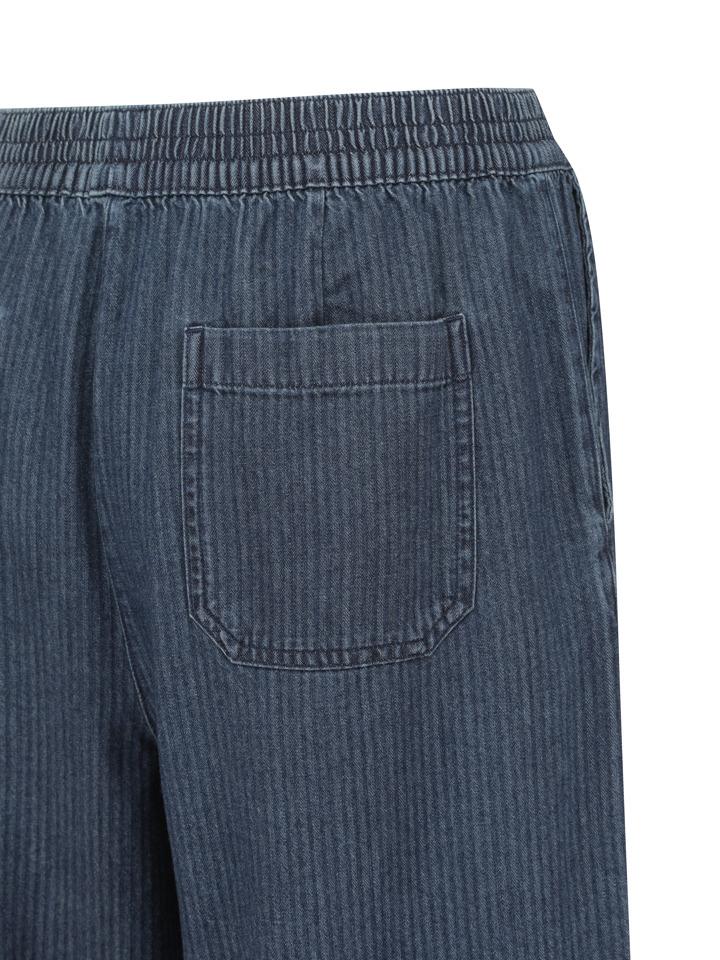 OLZEN Women'S Denim Elastic Waist Pants_Zlg2Dp2301Nv