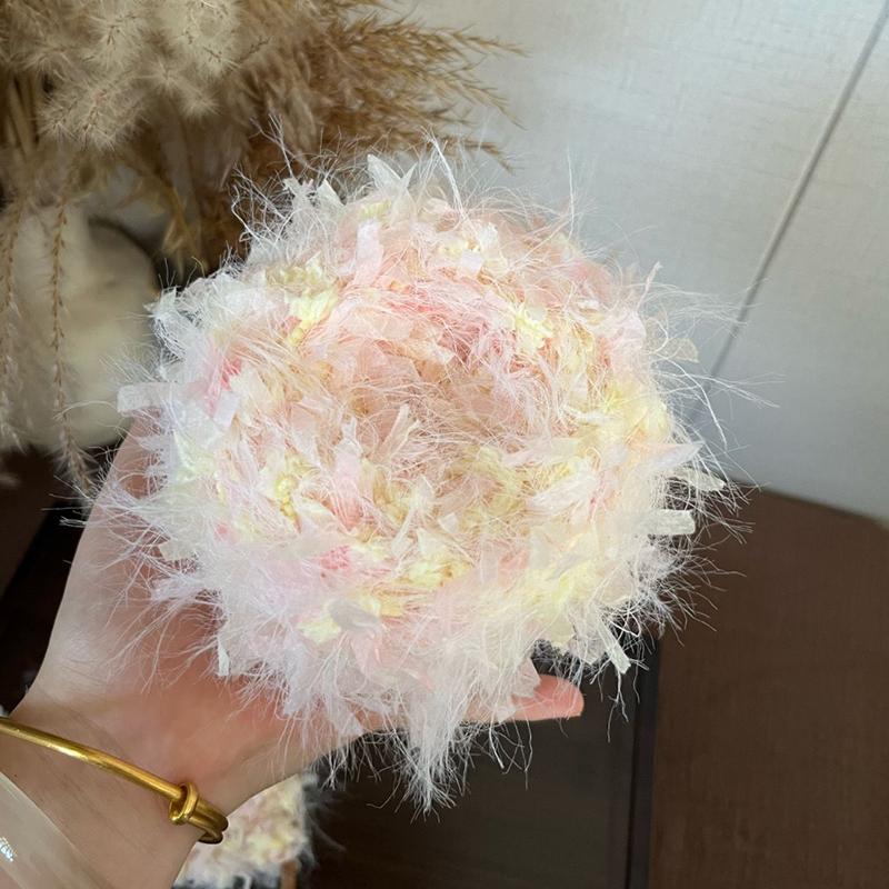 DIY Knitting Wool Soft Mixed Yarn Knitting Scarves Multi-Color Mix Weaving Mixed Floral Cute Knitting Pastoral Style 50g