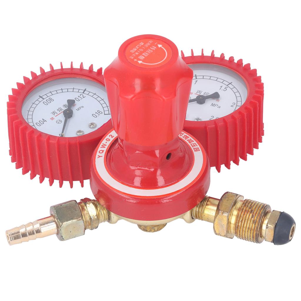 Регулятор газа для сварки TIG Пропановый манометр Расходомер Клапан Расходомер Двойной манометр 9мм разъем