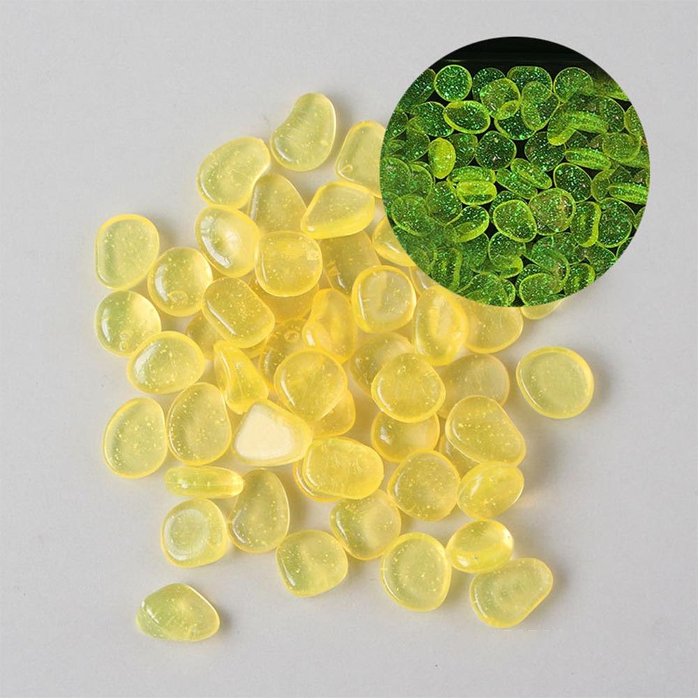 Glow In the Dark Colorful Luminous Stone Long-lasting Garden Paving Fluorescent-Stone  for Aquatic