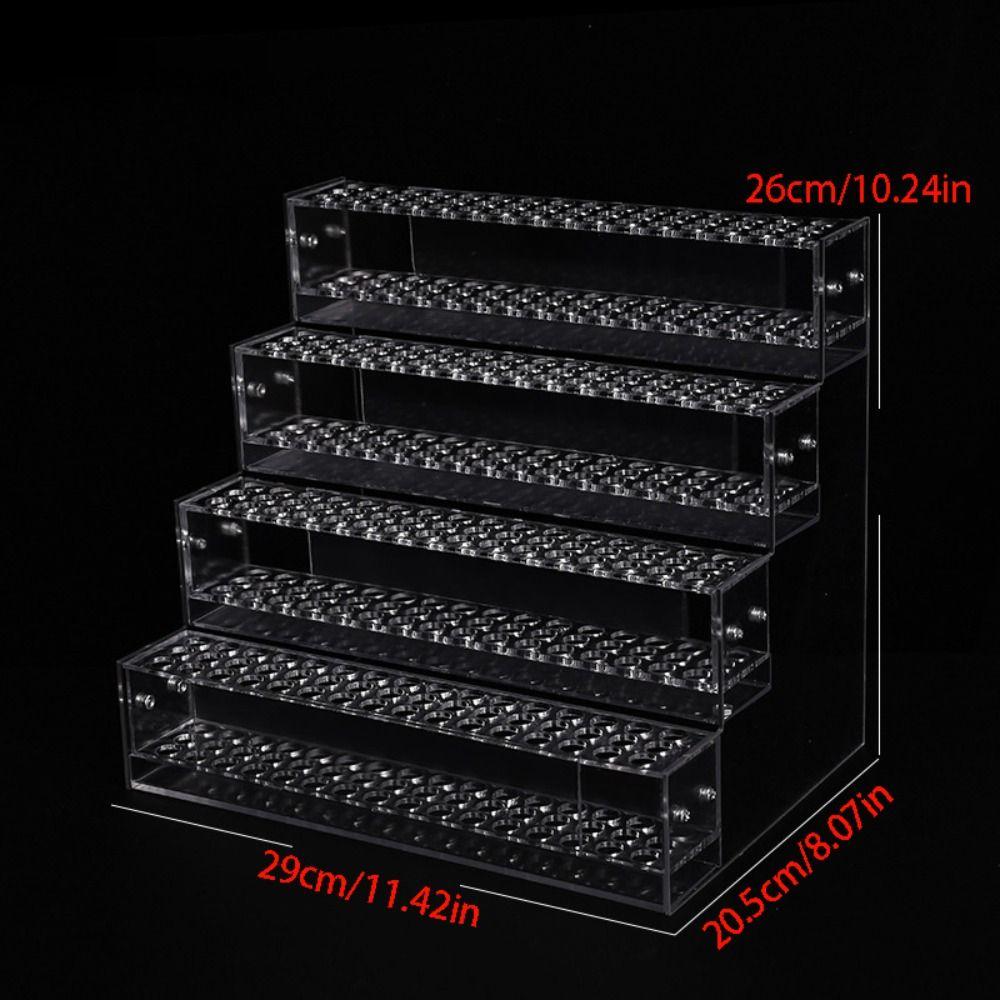 Transparent Stationery Display Shelf Acrylic Makeup Brush Holder Pencil Organizer  Office/School