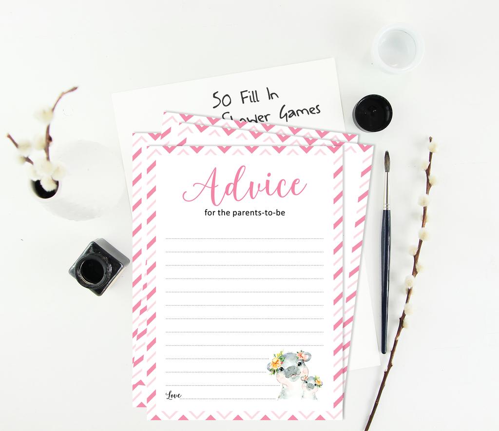 Inkdotpot Игровой набор Baby Shower из 50 игр BabyA AlphabetA ABCA Игра Бегемот Девочка Пол Нейтральная Вечеринка