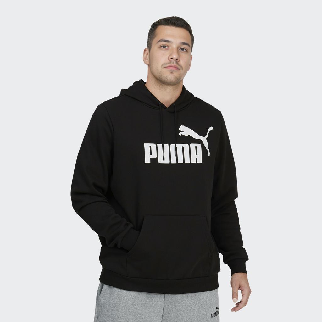 Puma Повседневная спортивная мужская толстовка с флисовой подкладкой, черные 846382-01