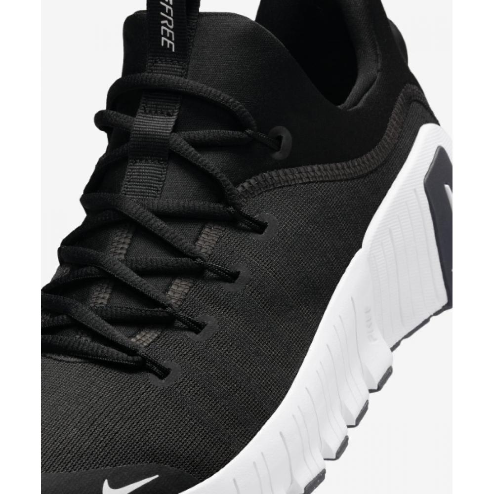 Nike Бесплатные Metcon 6 M   Черно-белые  Fj7127 001