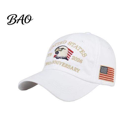 Independence Day Cap Baseball Cap, Vintage Worn Style Washed Denim Hat, 250th Anniversary Ripped 1776-2026 Embroidered Patriotic Dad Adjustable