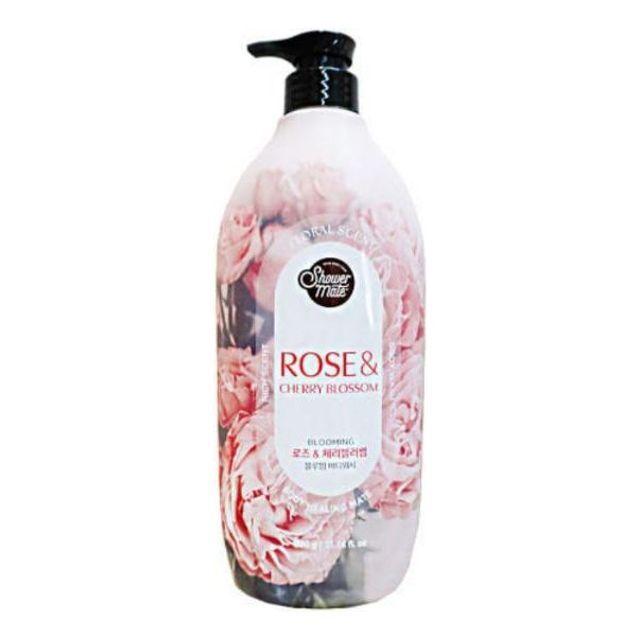 Shower Mate BDRCMJVM Flower Perfume Body Wash Rose Cherry 900ml