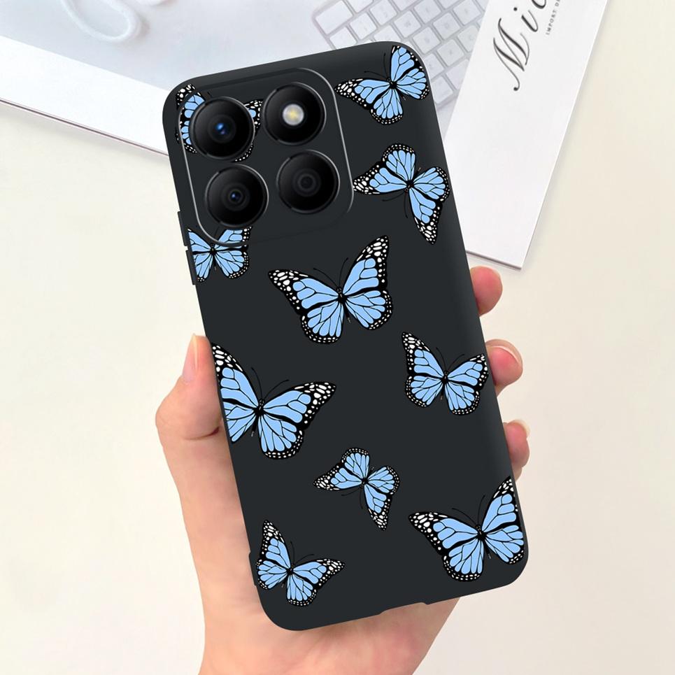 Women Fashion Girly Phone Case For Huawei Honor X9b Honor X8b Coque Funda Flower Pattern Soft Silicone Funda HonorX9b 5G Coques