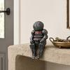 Retro Knight Armor Resin Statue, Medieval Guard Figurine for Desk Shelf, Dark Fantasy Home Decor for Office, Gift for Game Fans