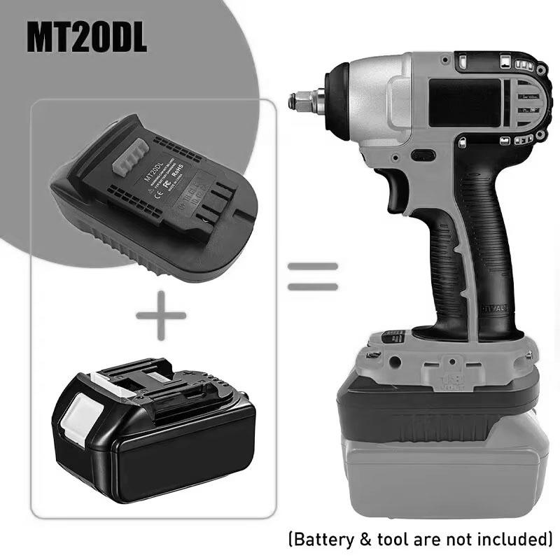 Адаптер-преобразователь батареи для Milwaukee/Dewalt/Makita/Bosch 18V 20V литий-ионный аккумулятор адаптер для электроинструмента инструмент для преобразования
