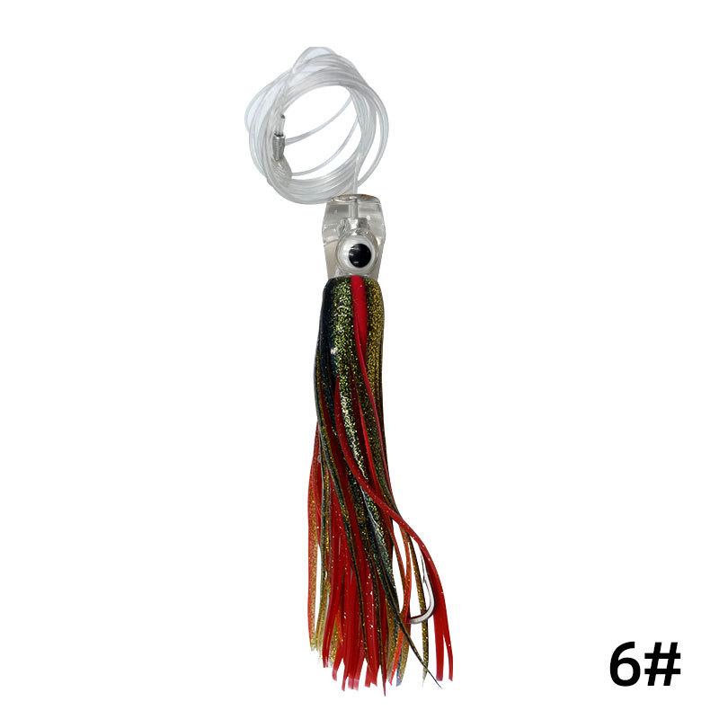 Мягкая приманка Leisure Guest 16 см/25 см для троллинговой рыбалки с лодки - приманка для тунца, кальмара, осьминога с крючком