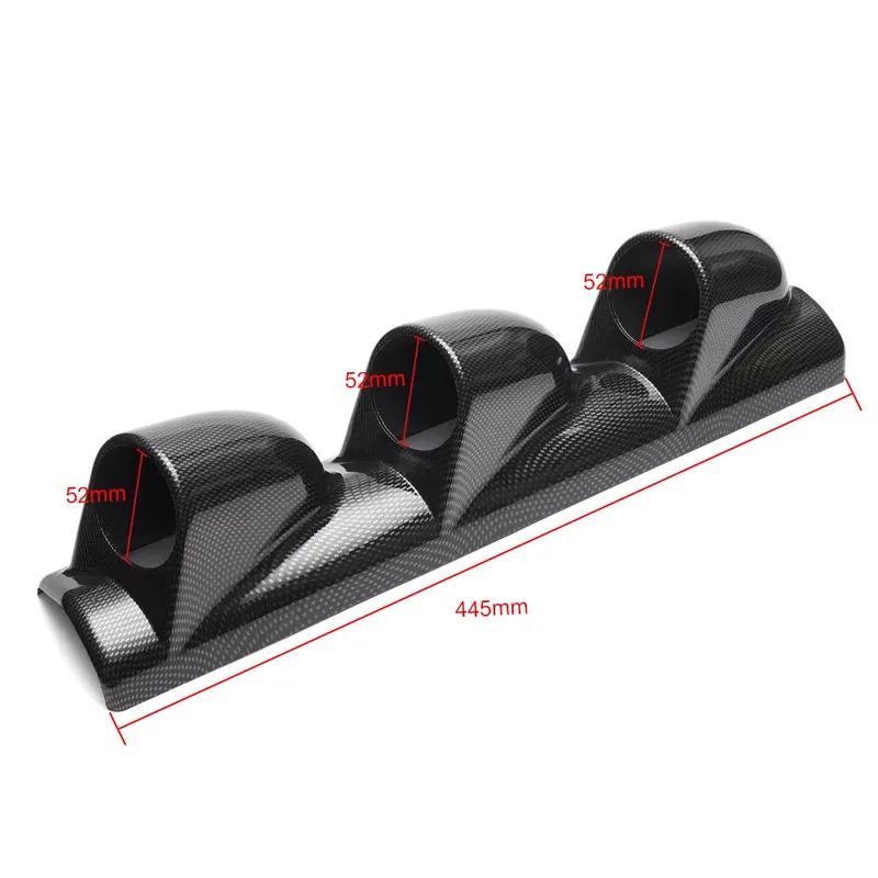 Black Single/Double /Triple Left/Right Hand Drive Car Meters Holder 60mm A-Pillar Gauge Pod 2" 52mm Car Gauge Pod Universal