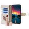 For Realme 14 Pro+ 5G Case Mirror Wallet Leather Phone Cover with Chain Shoulder Strap