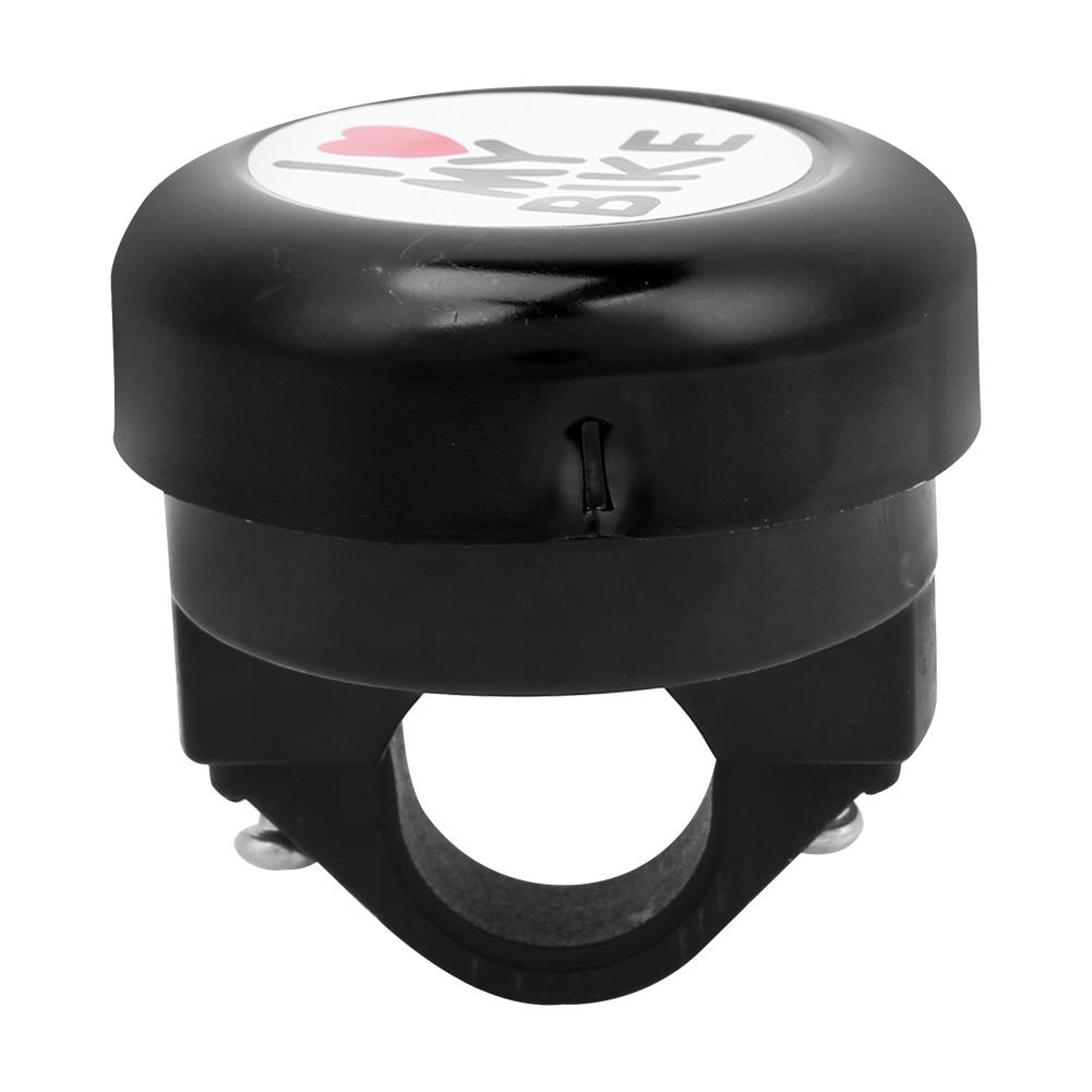 Quality Ultralight Mountain Bicycle Bike Bell Accessory Clear Sound (black)