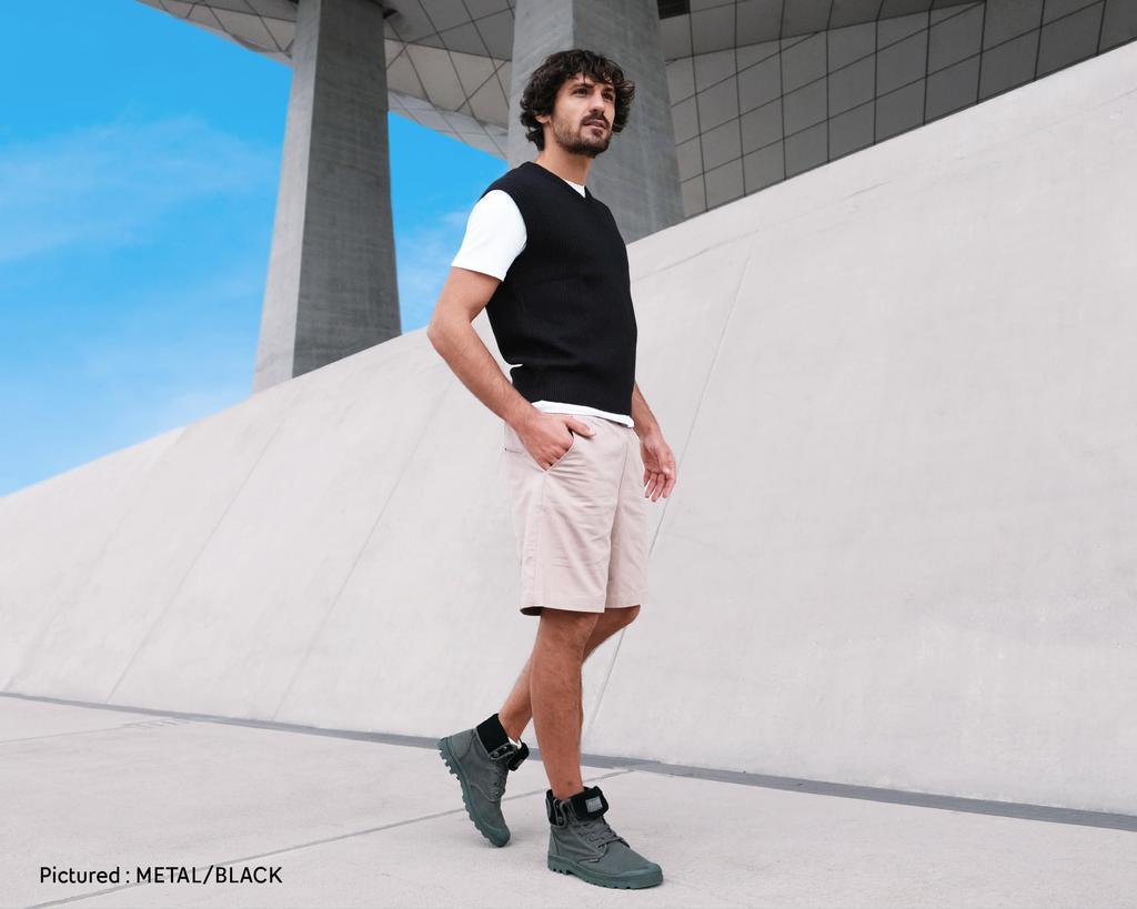 Размер Palladium Мужские кроссовки, Черный/Черный, 9.5 (США 27,5 см), 02353-109-M