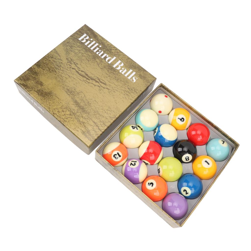 16 шт. бильярдных шаров Профессиональный стандарт 2,3 дюйма Диаметр смолы Высокое сопротивление трению бильярдный стол