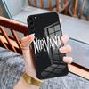 Чехол для телефона Band Hot N-Nirvana для Samsung S26 S25 Plus S20 S20 Plus S22 Ultra S23 FE S21 Plus S21 Ultra Стеклянная крышка