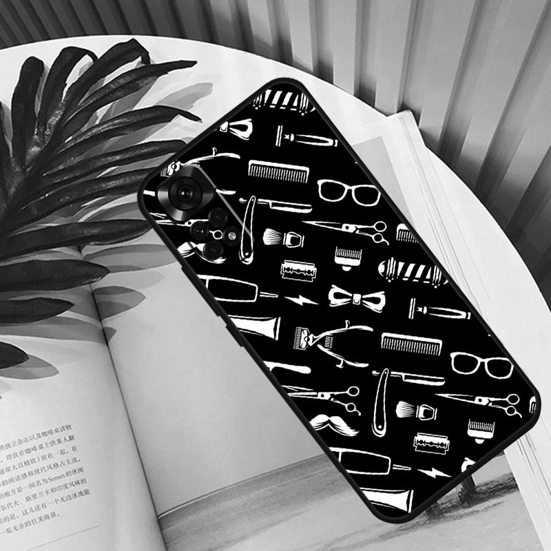 Barber Shop Hair Stylist Tools Funda For Xiaomi Redmi Note 14 13 10 11 12 15 Pro Plus Case For Redmi 15 13C 12C 10C 14C 15C