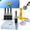 VICKJES Windshield Repair Kit, Glass Repair Fluid 4 Pcs Car Glass Repair Kit, Windshield Crack Repair Kit, Glass Repair Fluid Quick Fix for Chips,