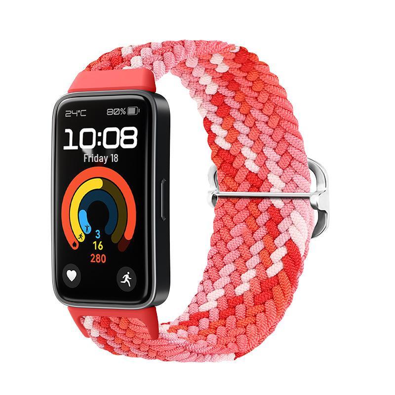 Регулируемый плетеный браслет для часов Huawei Band 8/9/10 NFC