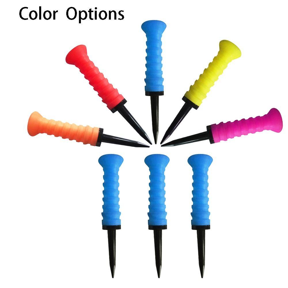 Bulk Colored Golf Ball Support Rubber Golf Tees Golf Cross Nails Stability Tee Holder Golf Tees