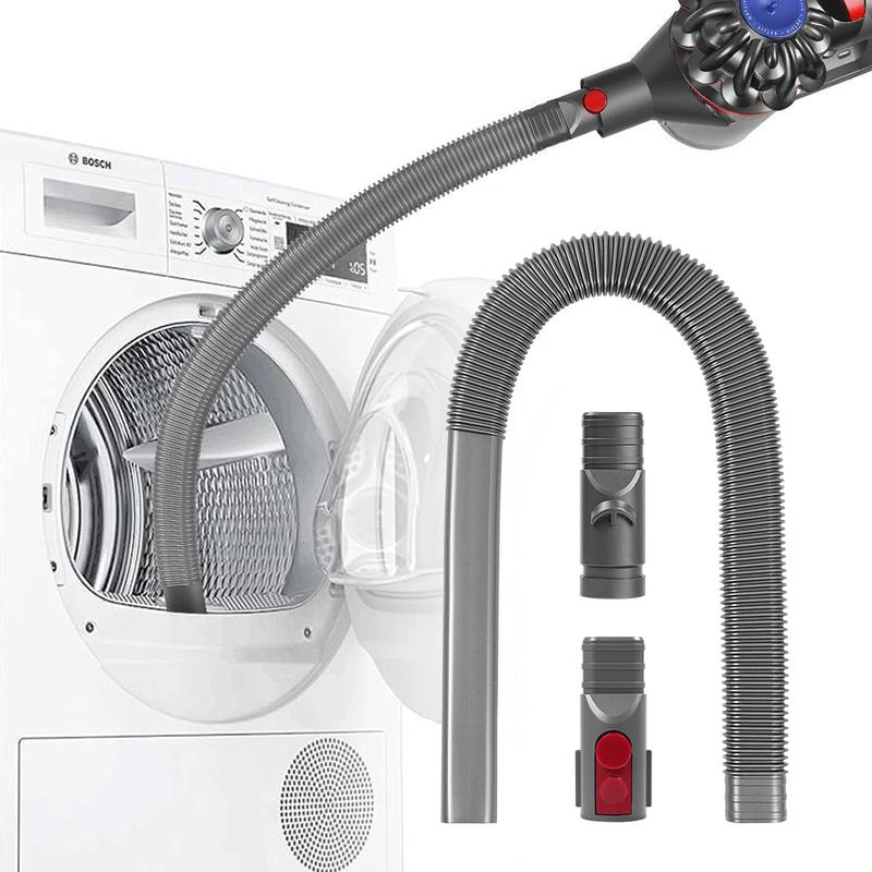 Dryer Vent Cleaner Hose For Dyson V7 V8 V10 V11 V12 V15 Vacuum Flexible Crevice Tool Lint Remover Universal Spare Parts Kit