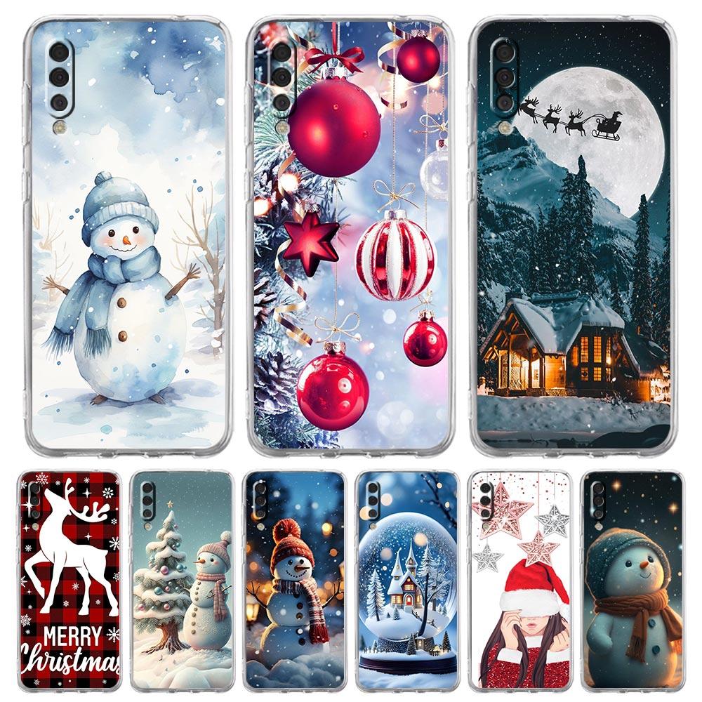 Рождественский чехол с принтом для Samsung A14 5G A12 A22 A32 A34 A42 A52 A54 A50 A70 A40 A20E A10S A20S A02S A04S