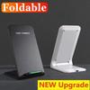 Wireless Charger Stand Pad for iPhone 16 15 14 13 12 11 Pro Max Samsung Xiaomi Phone Chargers Induction Fast Charging Dock Station
