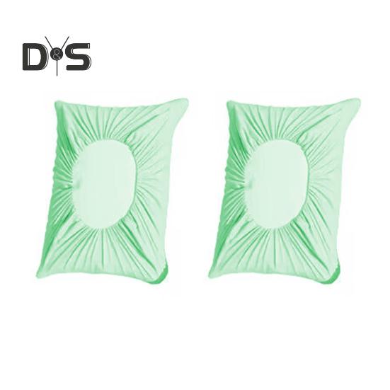 Disposable Pillowcase Solid Color Non-woven Fabric Friction-Free Surface Hair Protection Anti-Wrinkle Pillow Cover Travel Business Trip Hotel Train