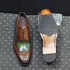 Модная мужская роскошная обувь Оксфорды из натуральной кожи Классические туфли-броги на шнуровке для свадебной вечеринки, бизнеса, офиса, официальной одежды