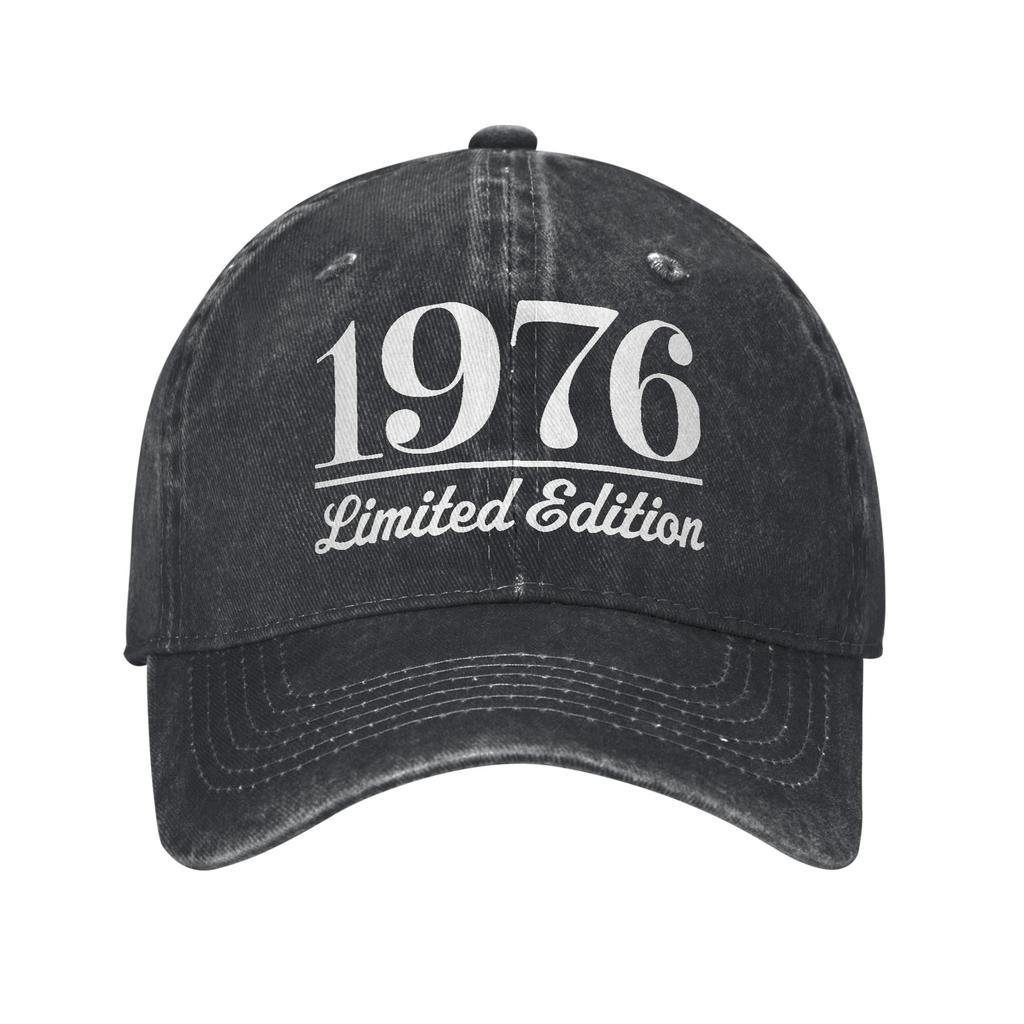 Vintage Born In 1976 aged 50 Trucker Hat Outfit For Unisex Baseball Caps 50 birthday Retro Wear Sun Caps Adjustable