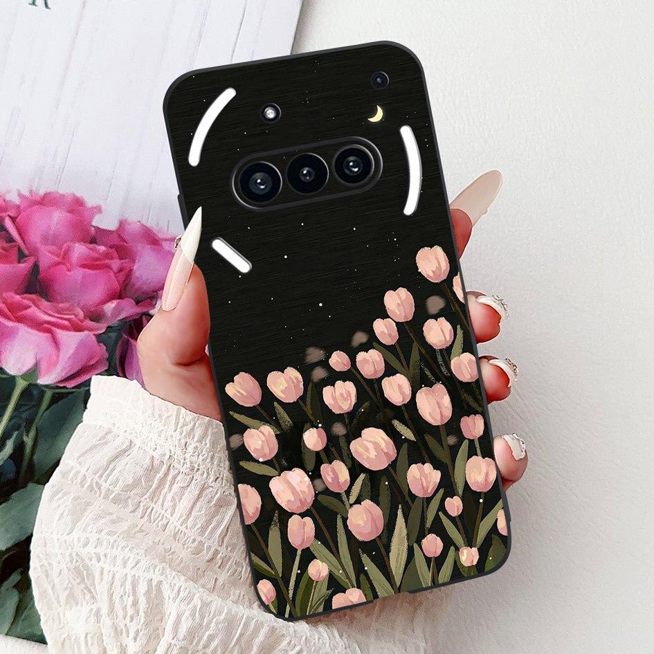 Чехол для Nothing Phone 3A 2025 A059 Модный Цветочный Кошки Мультяшный Силиконовый Мягкий Ударопрочный Чехол для Nothing Phone3A 3A Pro Бампер