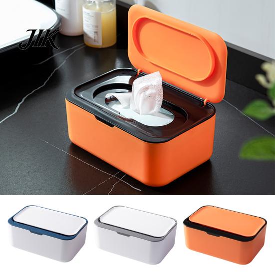 Anti-dust Wet Wipe Box Bathroom Wipes Tissue Dispenser Large Capacity Holder Wide Opening Refillable Toilet Paper Organizer Case