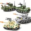 Сборный Конструктор Основной Боевой Танк Игрушка Бронированный Транспорт Модель Современная Военная Серия Солдат Армия Игрушка Подарок
