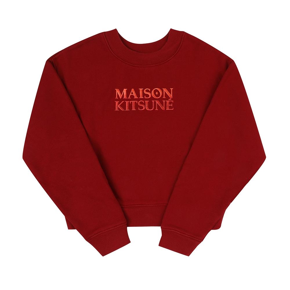 MaiSon KitSune Nw00309km0326 P660 Градиентная Вышивка Прямой Крой Укороченный Женский S Свитшот