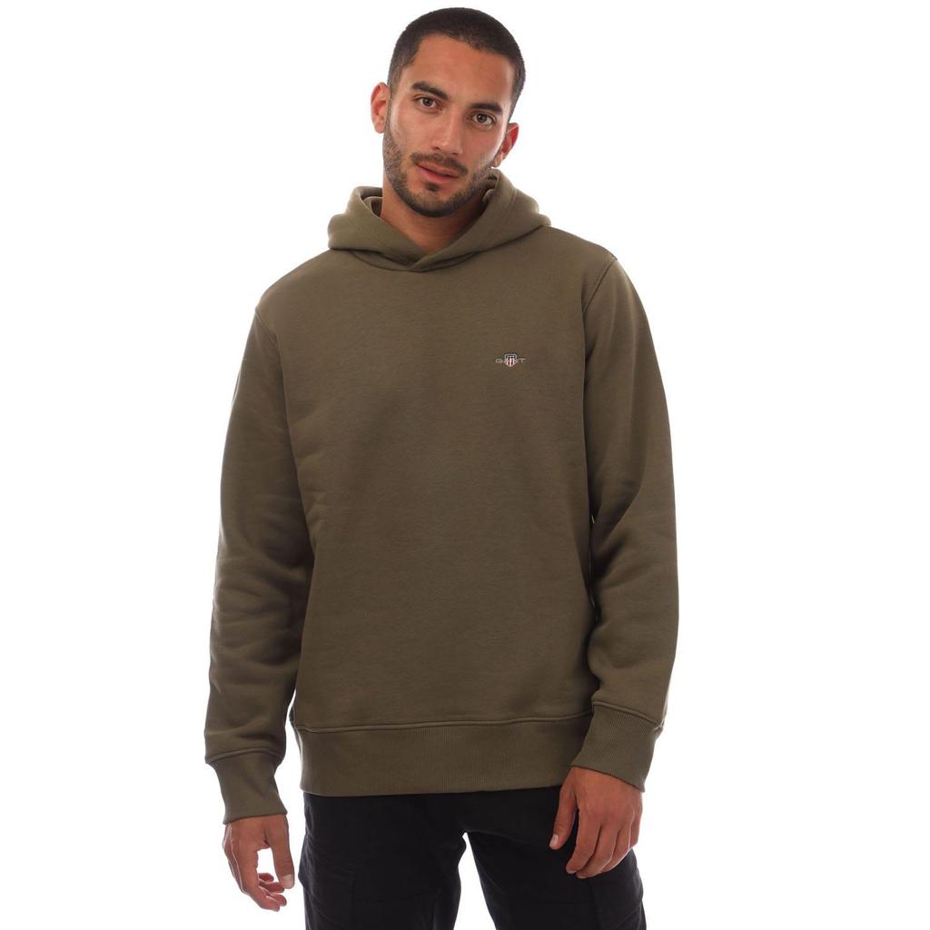 Gant Mens Shield Logo Hoodie