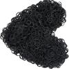 Rubber Bands mini 2000pcs rubber band black 0.5inch small Rubber Band Mini Soft Elastic Bands for Braids Diameter 13mm rubber bands for Office