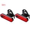 Bike Rear Tail Light USB Rechargeable Red LED Bright Taillights Cycling Safety for Night Riding Lighting Back Bicycle Taillights