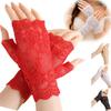 Half Finger Lace Gloves Sunscreen Performance Gloves Fashion Wedding Bridal Gloves Dance