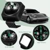 Car Dashboard Compass Ball Portable Auto Compass For Accurate Navigation For Cars Boats And Outdoor Use Compact Dashboard Ornament