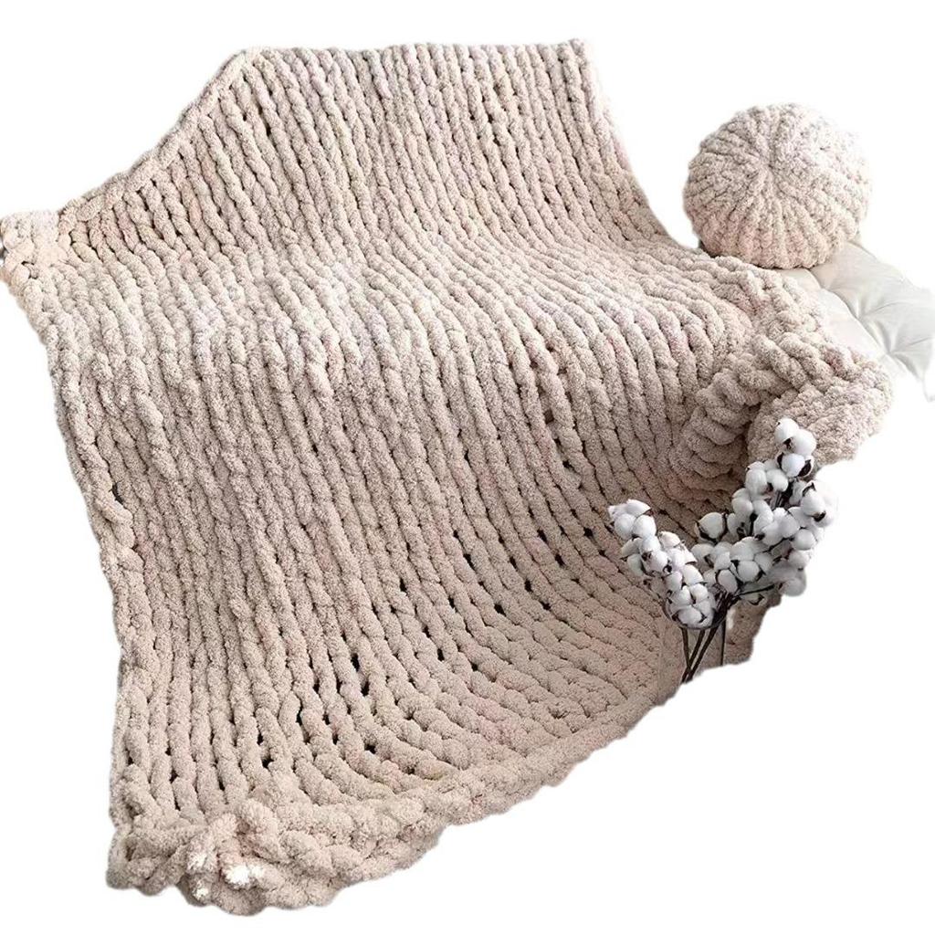 Шерстяное одеяло ручной работы с изображением радужного кошачьего хвоста: Уютный, не линяет, устойчив к выцветанию