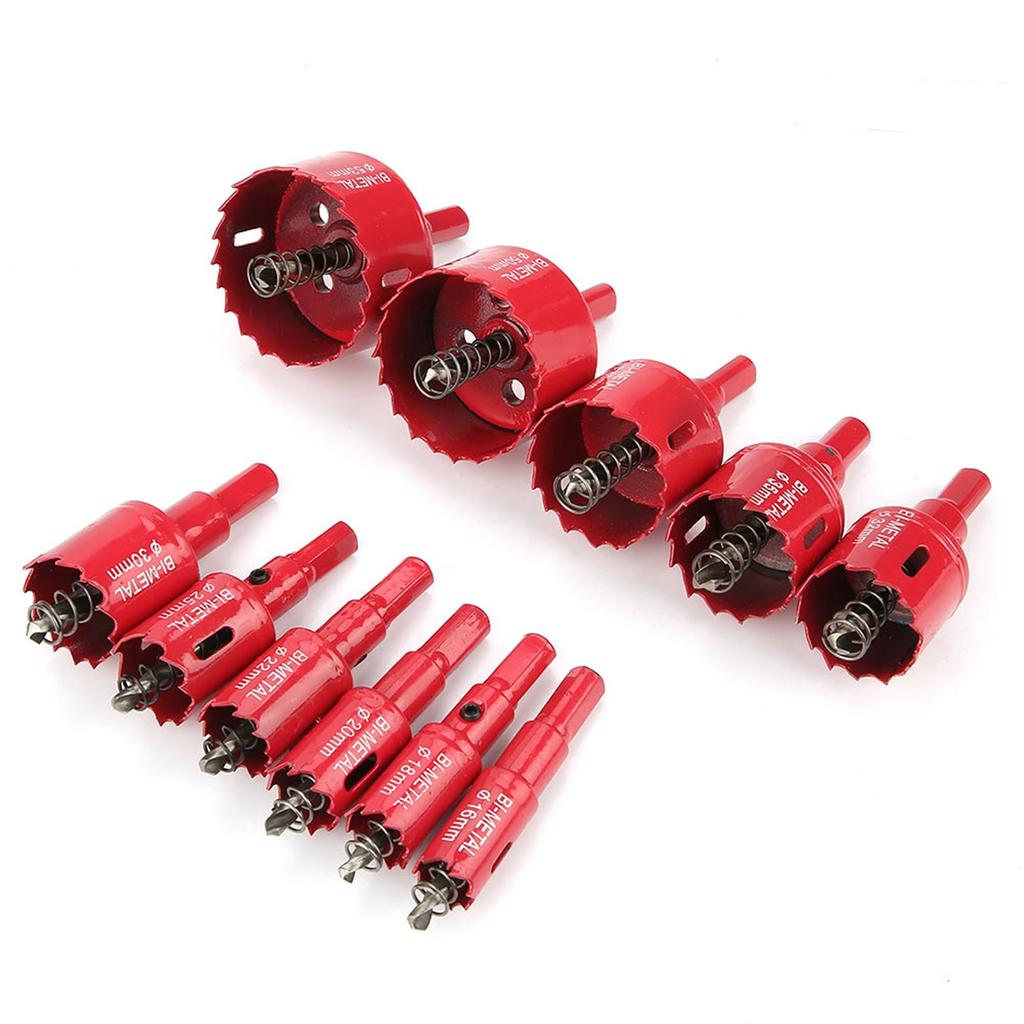 Кольцевая пила сверло M42 Набор кольцевых пил 16-53мм M42 Быстрорежущая сталь Биметаллическая Коронка Кольцевая пила с Сверлом