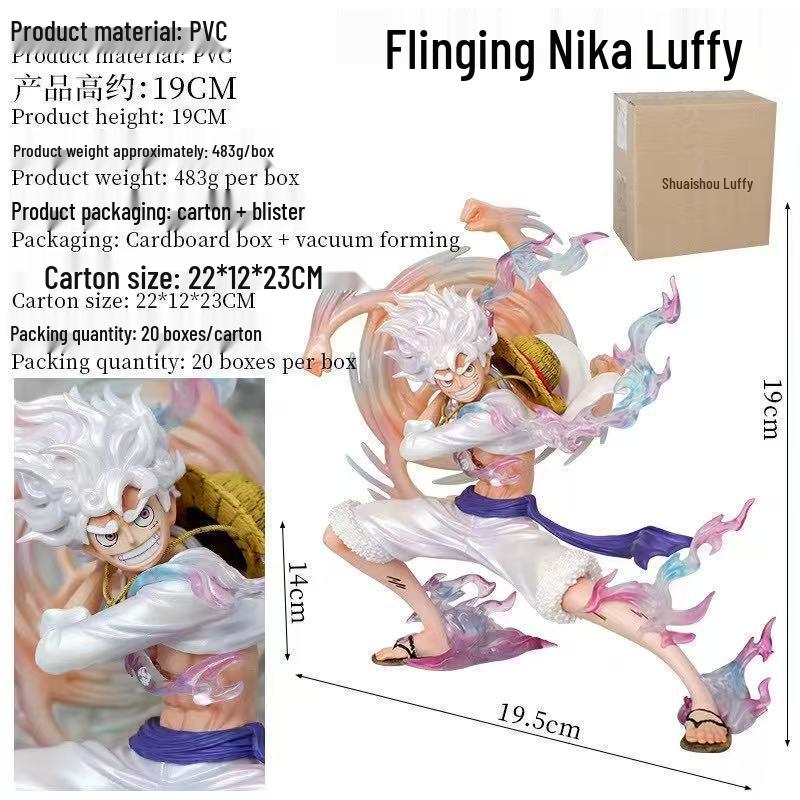 Фигурка Луффи Бог Солнца - Настольное украшение из аниме One Piece