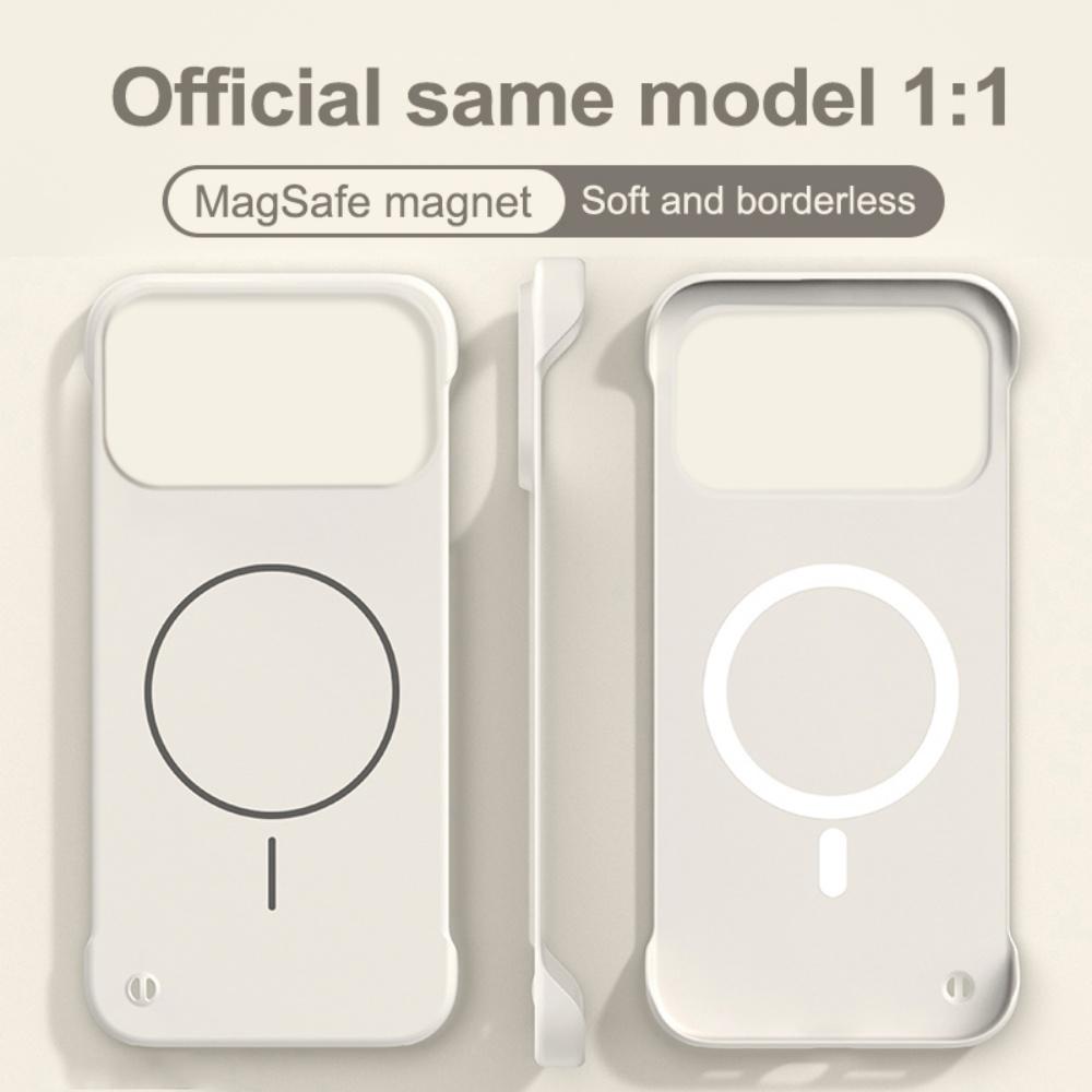 For Magsafe Ultrathin Frameless Magnetic Phone Case for iPhone 17 16 Pro 15 14 Plus 13 12 11 Pro Max Air PC Funda Cases