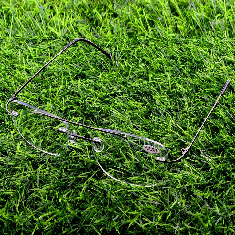 Мужчины Женщины Авиационные Безободковые Антибликовые Безрамные Прогрессивные Мультифокальные Очки Для Чтения с ограниченным количеством очков от +1 до +4