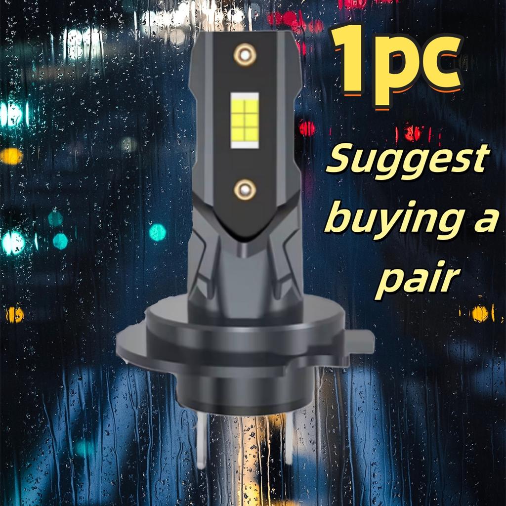 1/2Pcs 22000LM H7 LED Headlight Bulb 12pcs CSP 3570 Car Headlamp Auto Mini Canbus H7 Led Bulb Turbo Light 6500K 12V 110W