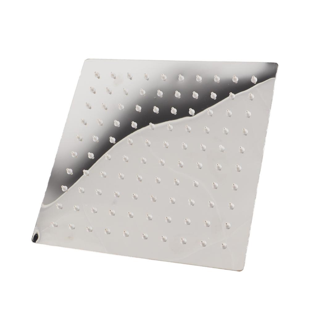 201 Stainless Steel Shower Head 8 Inch High Pressure Rainfall Shower Head for Bathroom