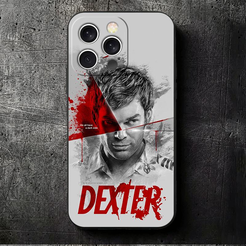 Мягкий чехол для телефона Dexter Morgan TV для iPhone 16 16E 17 Air 15 Pro Max 14 Plus 13 Mini 11 12 7 Черный чехол Задняя крышка