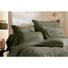 Housse de couette en percale 240 x 260 cm vert romarin Perrine