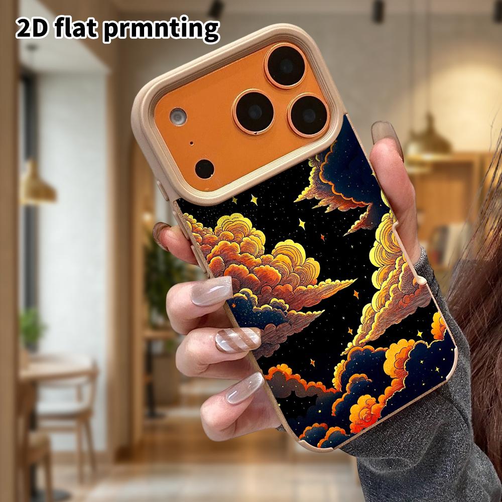 Чехол для телефона: Чехол из натуральной кожи 2D Flat для Samsung Galaxy A34 A35 M05 M06 S20 S22 S21 FE Plus 5G, Узор Облака Звездное Небо, Рождество и Хэллоуин