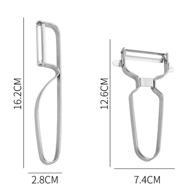 Manual Vegetables Peeler Stainless Steel Multifunctional Potatoes Cutter Slicer Grater Fruit Peeling Knife Novel Kitchen Gadgets